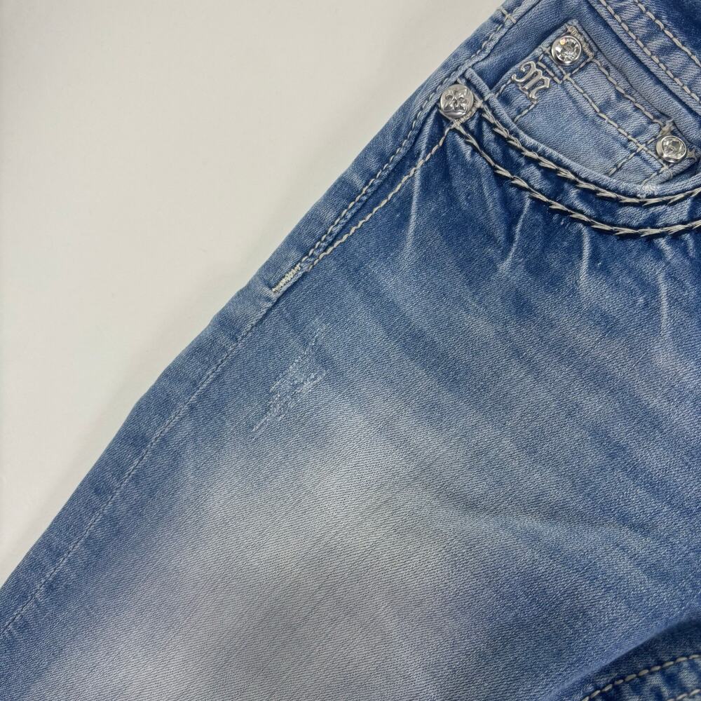 Women's Miss Me Bermuda Size 28 Embellished Pockets Signature Jeans JY5962M - Picture 2 of 8